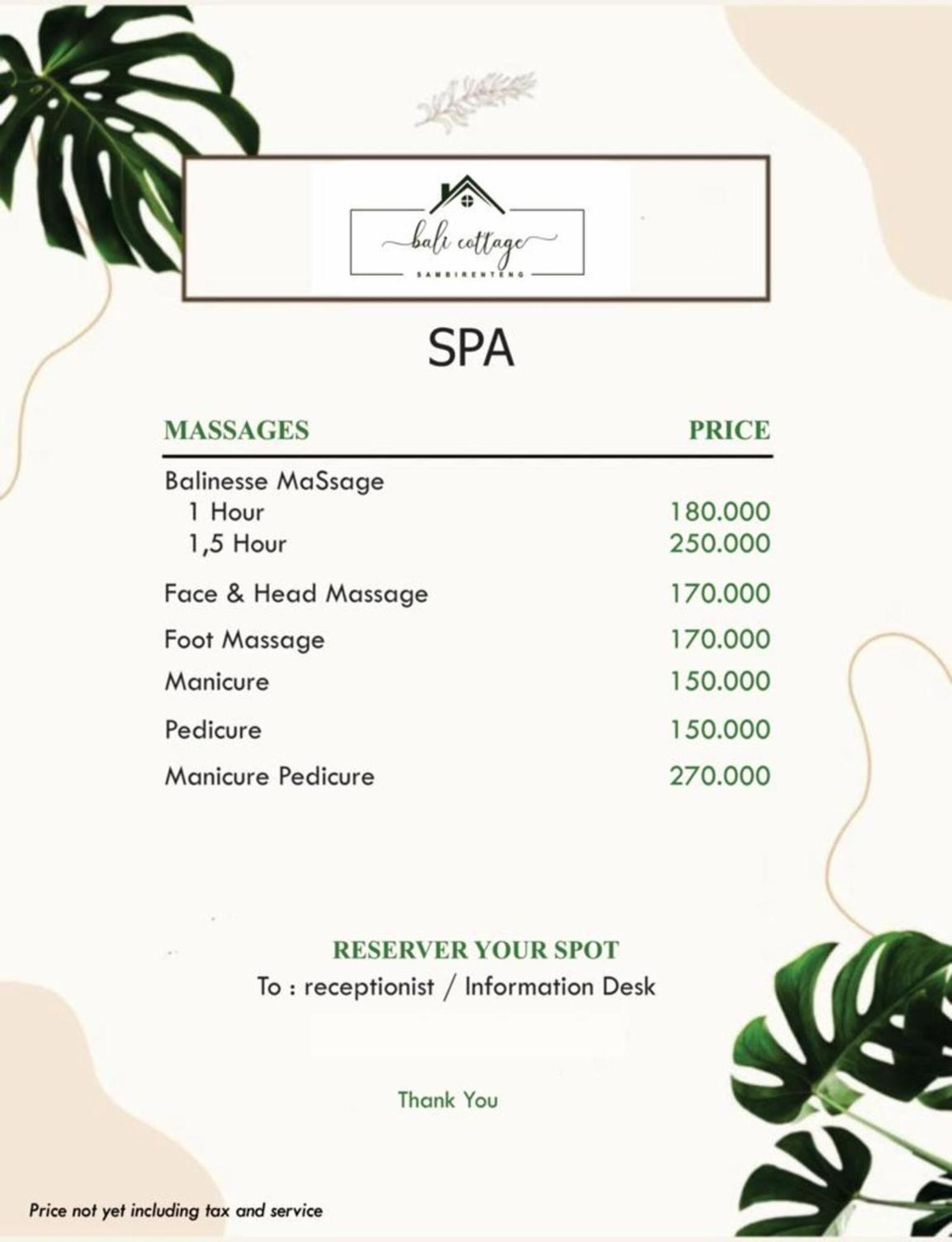 Bali Cottage Sambirenteng Buleleng  Ngoại thất bức ảnh